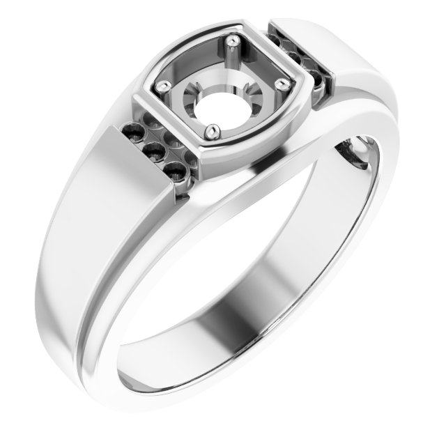Accented Stepped-Edge Ring