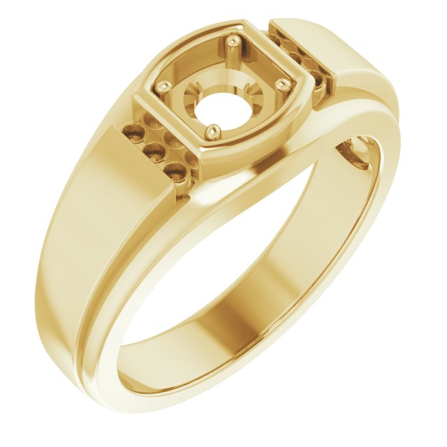 Accented Stepped-Edge Ring