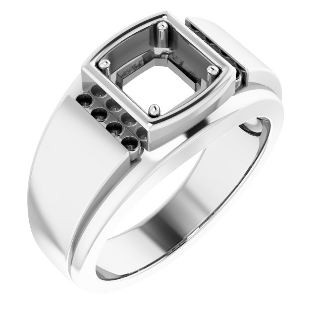 Accented Stepped-Edge Ring