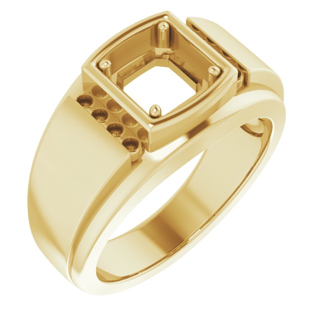 Accented Stepped-Edge Ring