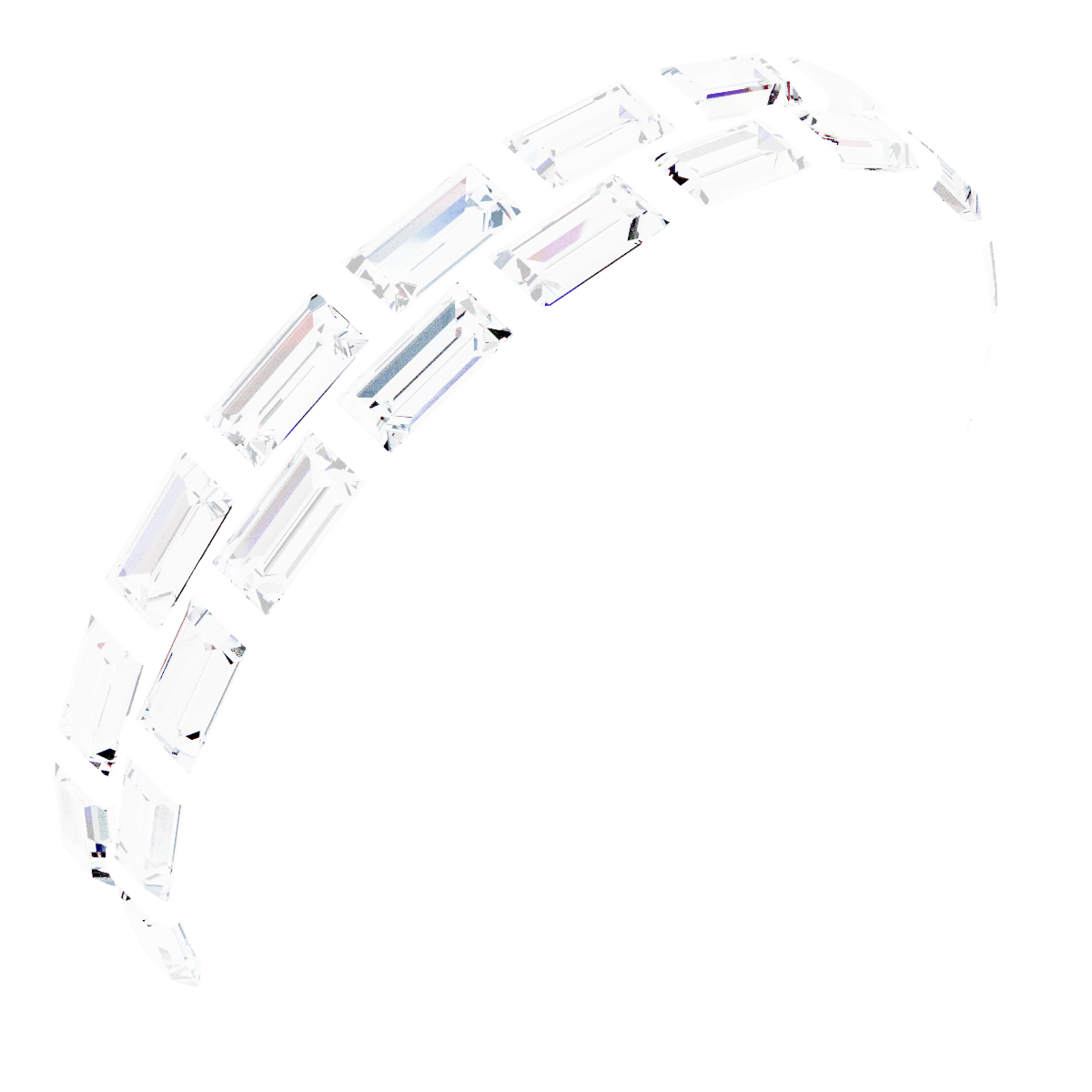 double row anniversary band