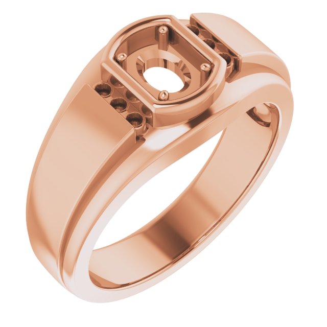Accented Stepped-Edge Ring