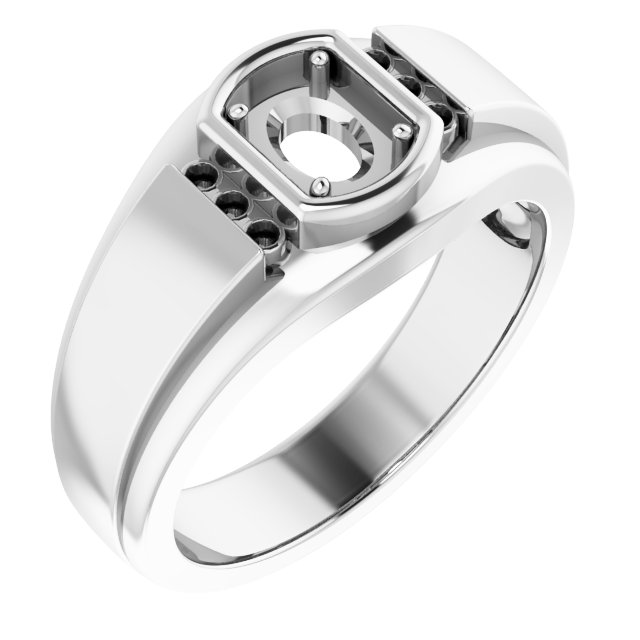 Accented Stepped-Edge Ring
