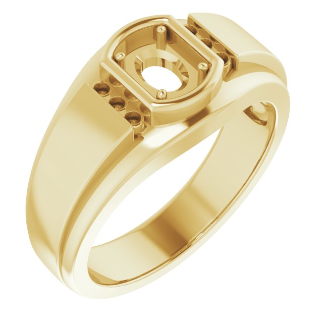 Accented Stepped-Edge Ring