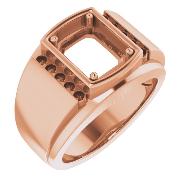 Accented Stepped-Edge Ring