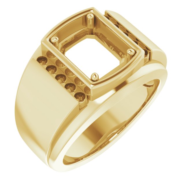 Accented Stepped-Edge Ring