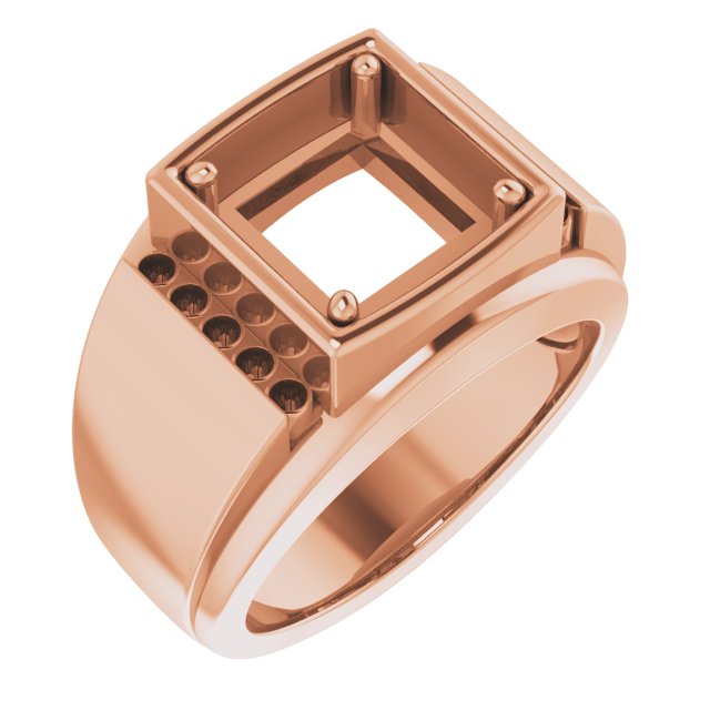 Accented Stepped-Edge Ring