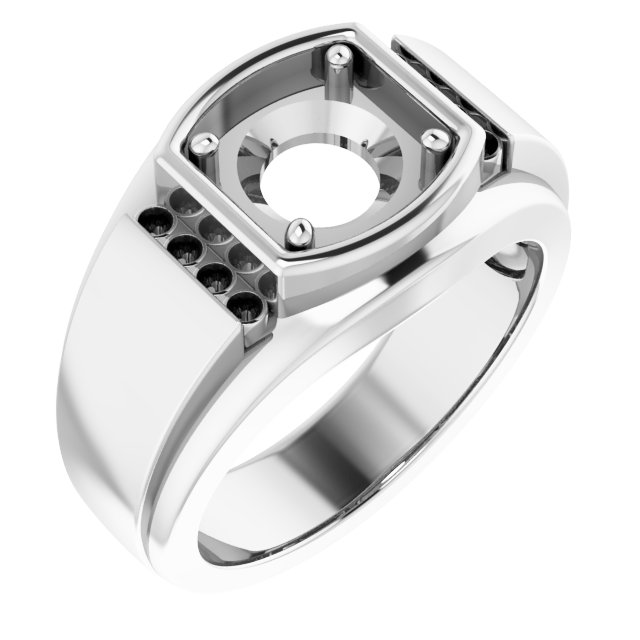 Accented Stepped-Edge Ring