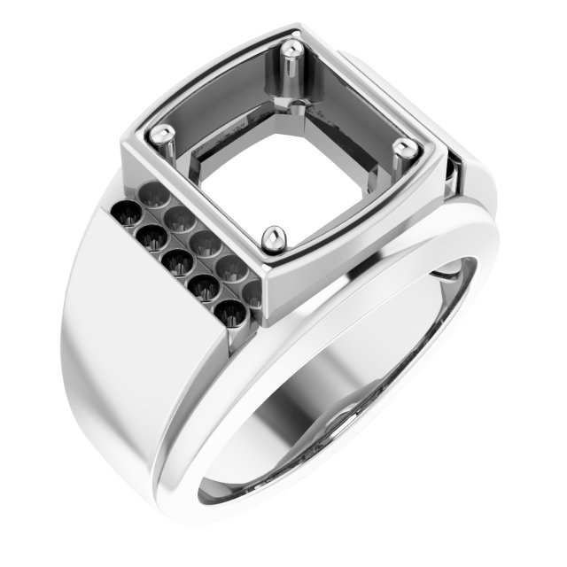 Accented Stepped-Edge Ring
