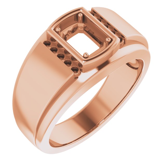 Accented Stepped-Edge Ring