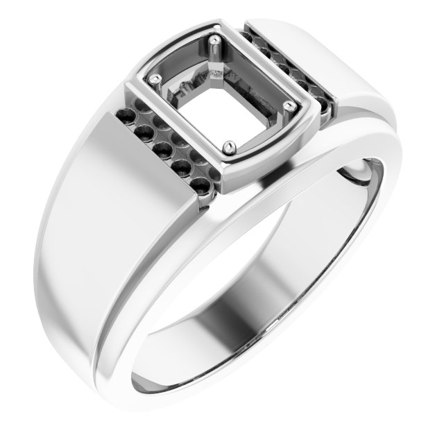 Accented Stepped-Edge Ring
