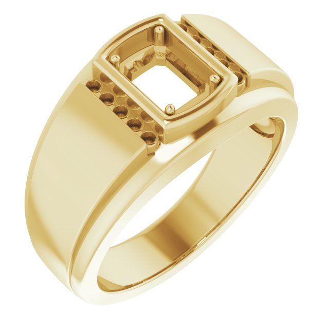 Accented Stepped-Edge Ring