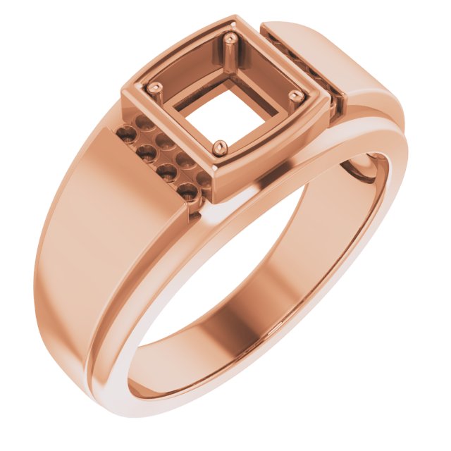 Accented Stepped-Edge Ring