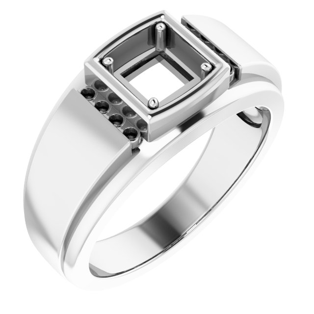 Accented Stepped-Edge Ring