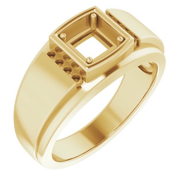 Accented Stepped-Edge Ring