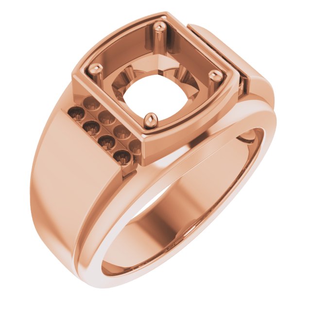 Accented Stepped-Edge Ring
