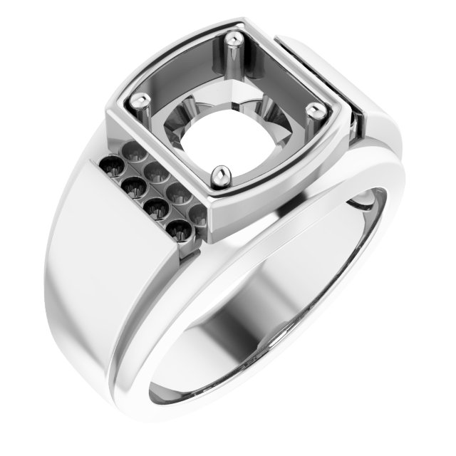 Accented Stepped-Edge Ring