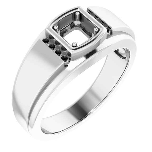 Accented Stepped-Edge Ring
