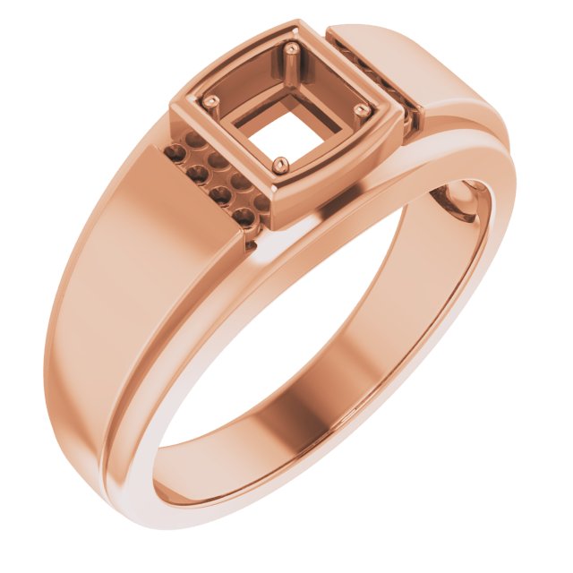 Accented Stepped-Edge Ring