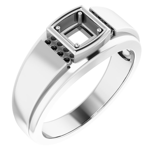 Accented Stepped-Edge Ring