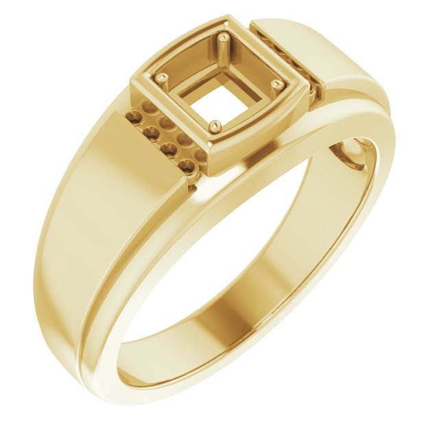 Accented Stepped-Edge Ring