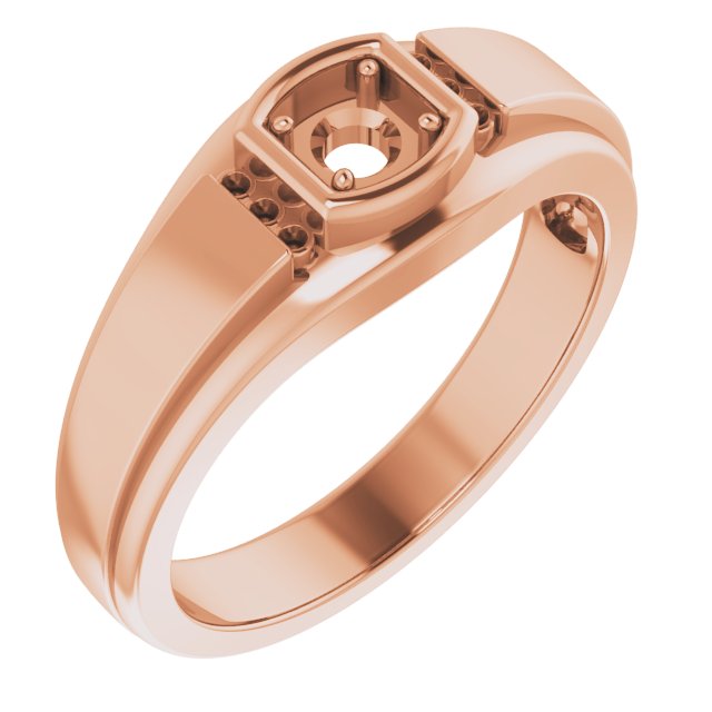 Accented Stepped-Edge Ring