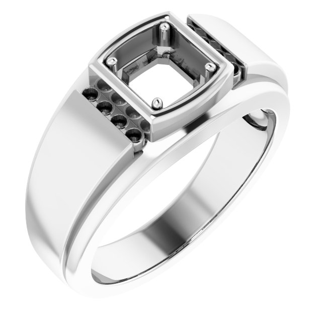Accented Stepped-Edge Ring