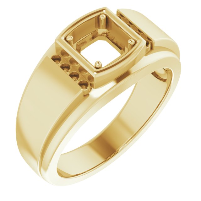 Accented Stepped-Edge Ring