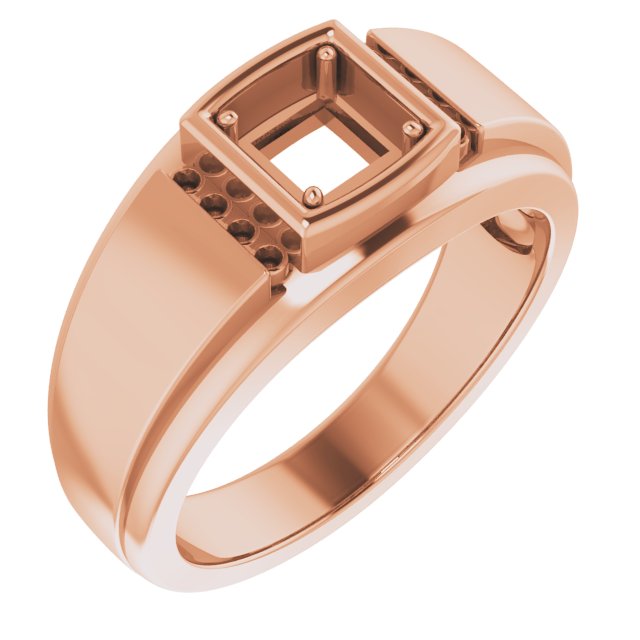Accented Stepped-Edge Ring