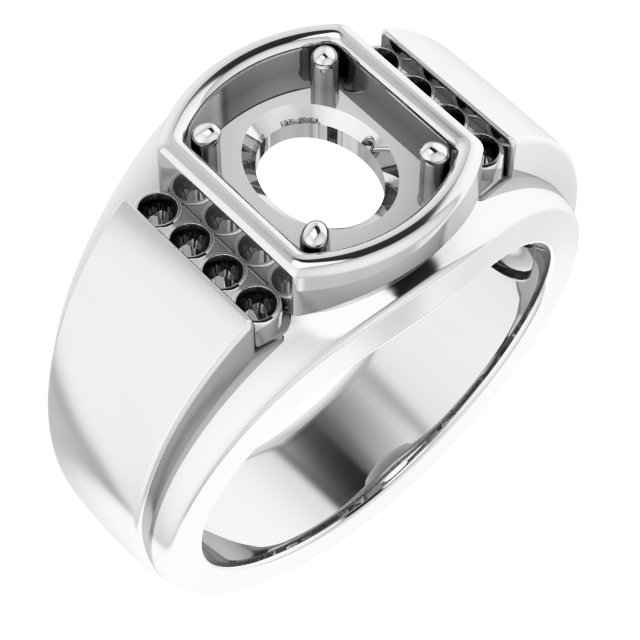 Accented Stepped-Edge Ring