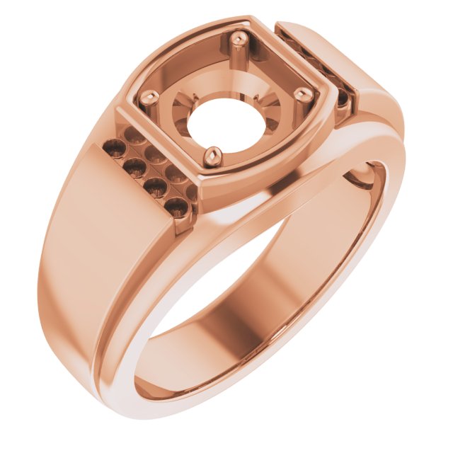 Accented Stepped-Edge Ring