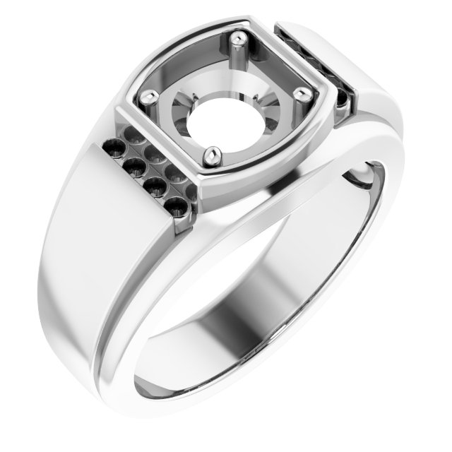Accented Stepped-Edge Ring