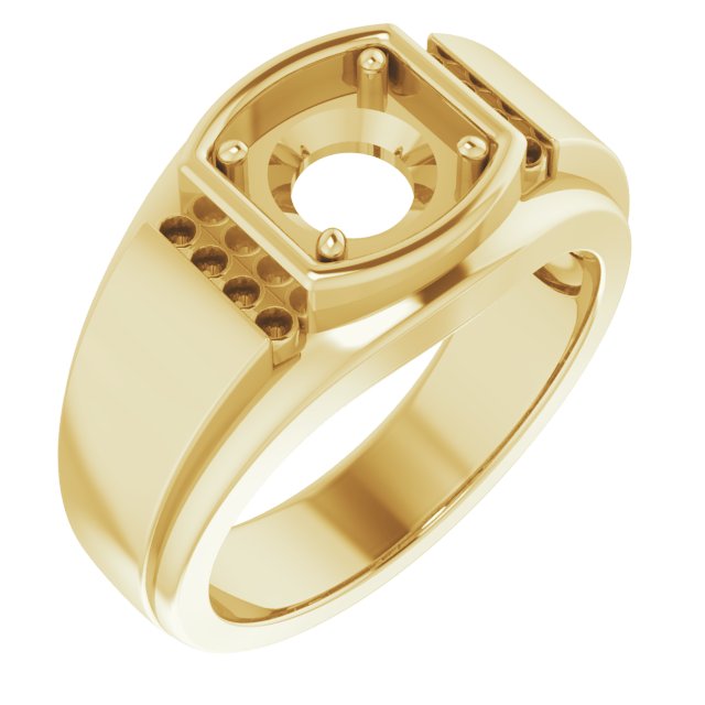 Accented Stepped-Edge Ring