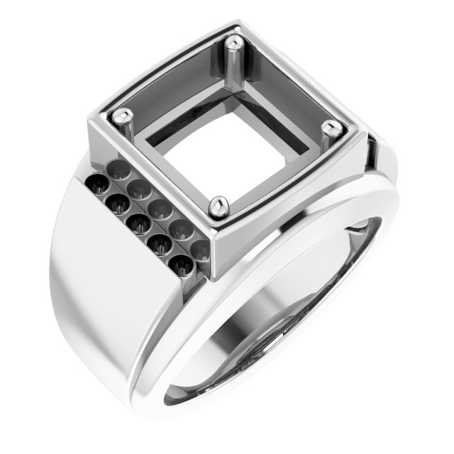 Accented Stepped-Edge Ring