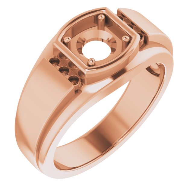 Accented Stepped-Edge Ring