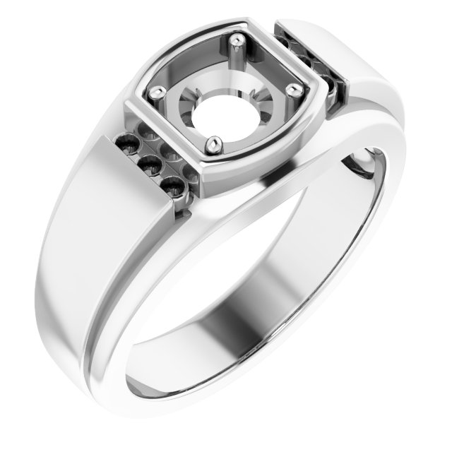 Accented Stepped-Edge Ring