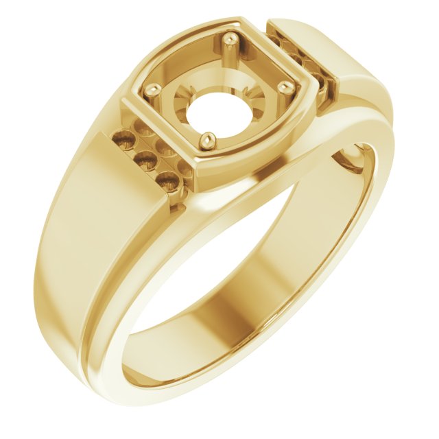 Accented Stepped-Edge Ring
