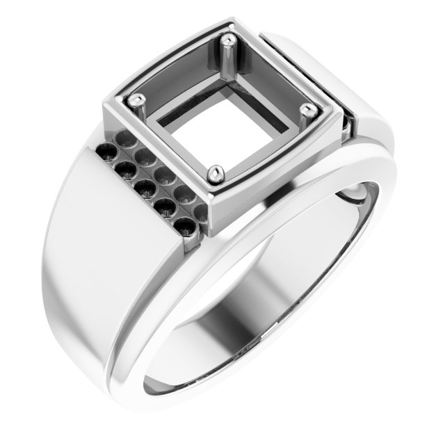 Accented Stepped-Edge Ring