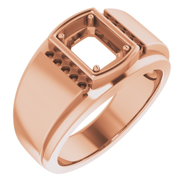 Accented Stepped-Edge Ring