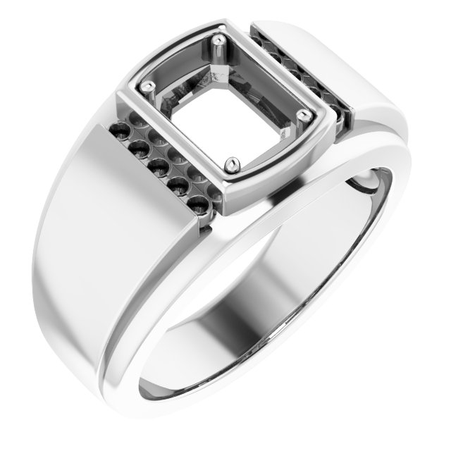 Accented Stepped-Edge Ring