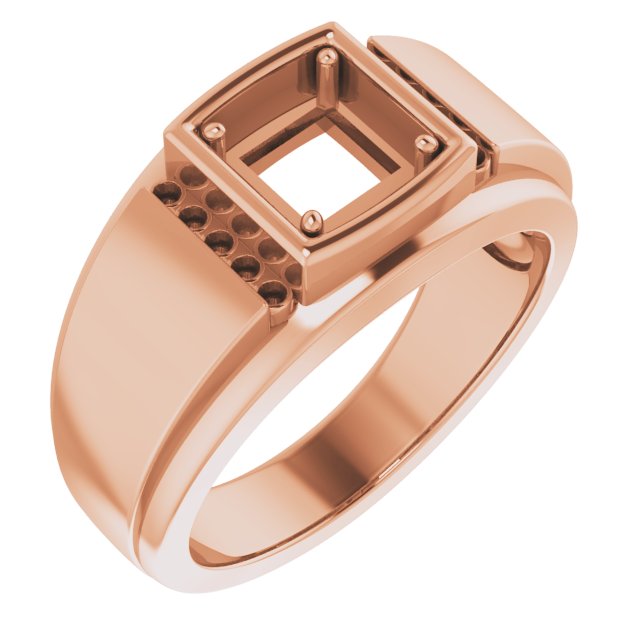 Accented Stepped-Edge Ring
