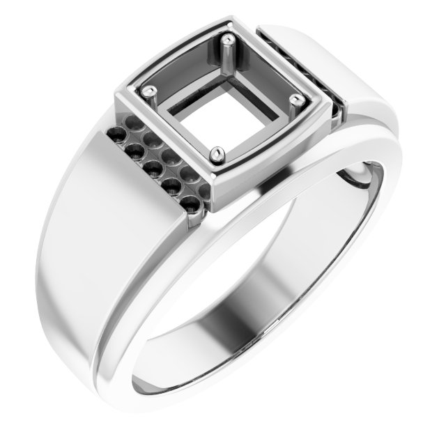 Accented Stepped-Edge Ring