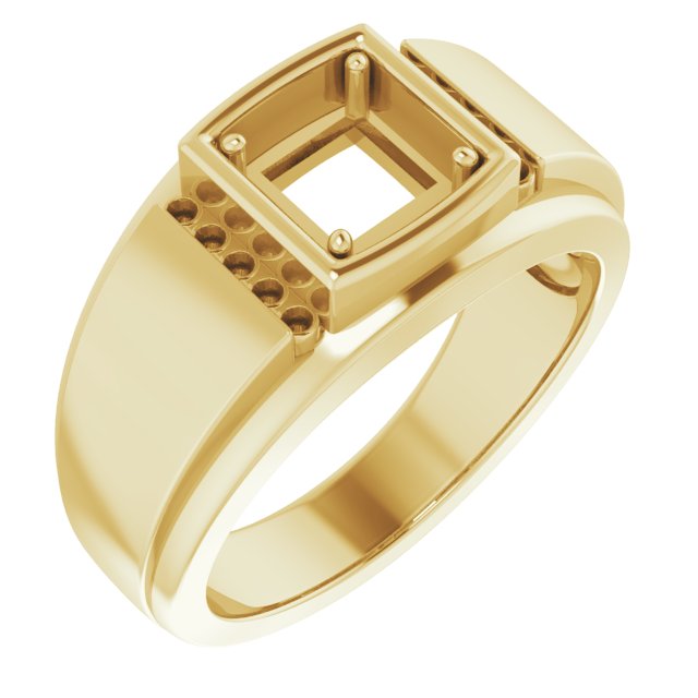 Accented Stepped-Edge Ring