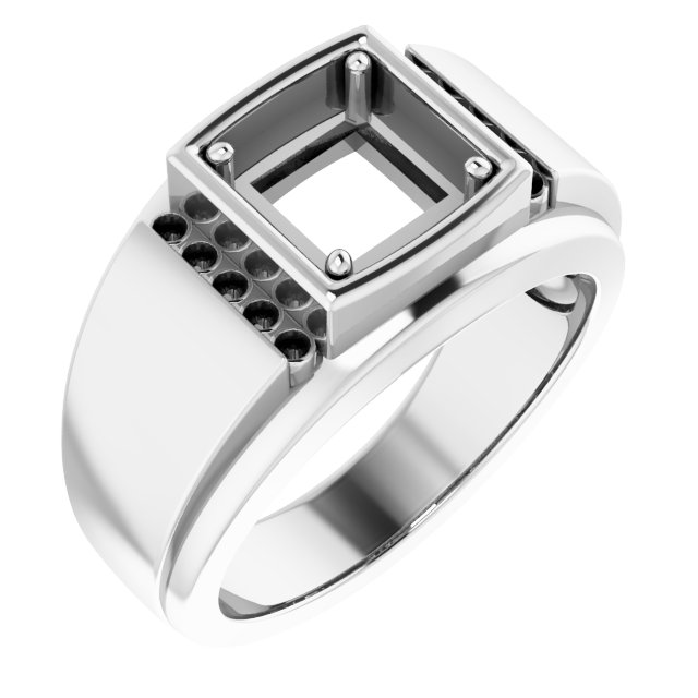 Accented Stepped-Edge Ring