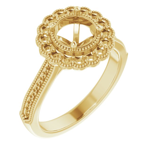 Halo-Style Engagement Ring or Band