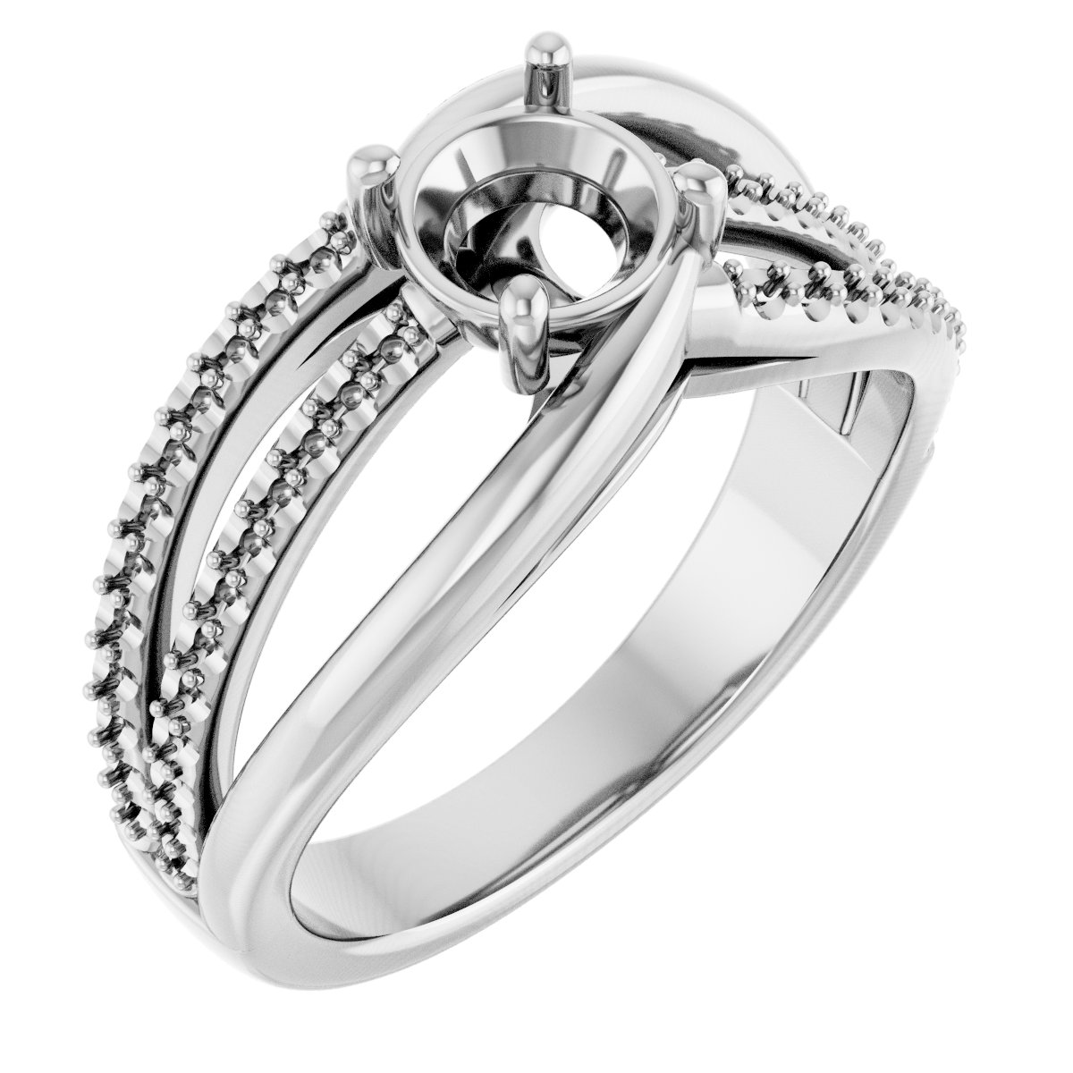 Accented Engagement Ring