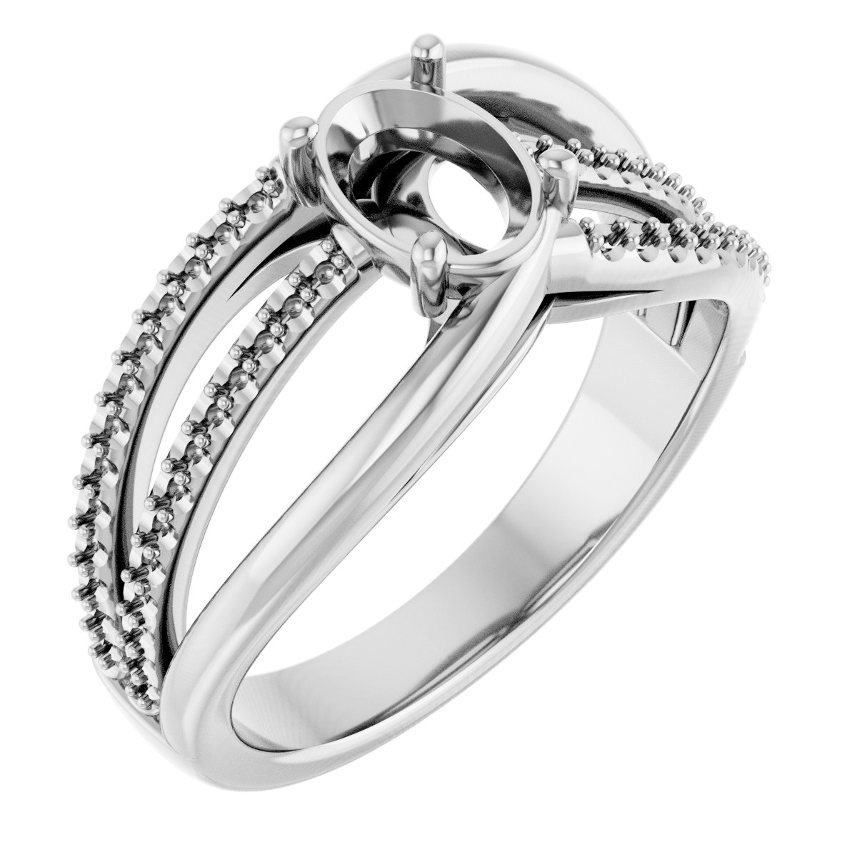 Accented Engagement Ring