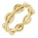 14K Yellow Rope Design Band Size 5