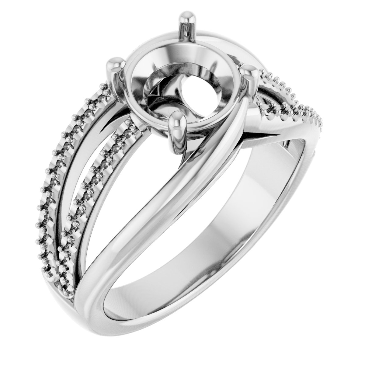 Accented Engagement Ring