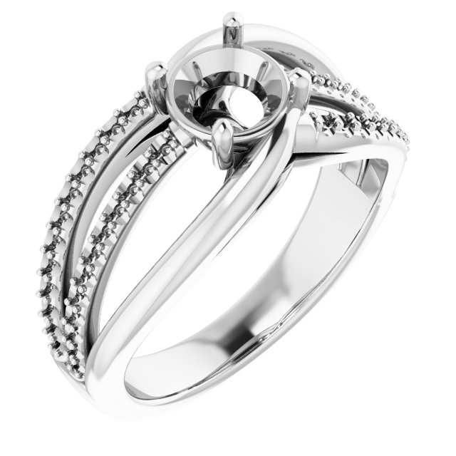 Accented Engagement Ring
